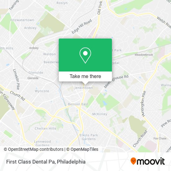 Mapa de First Class Dental Pa