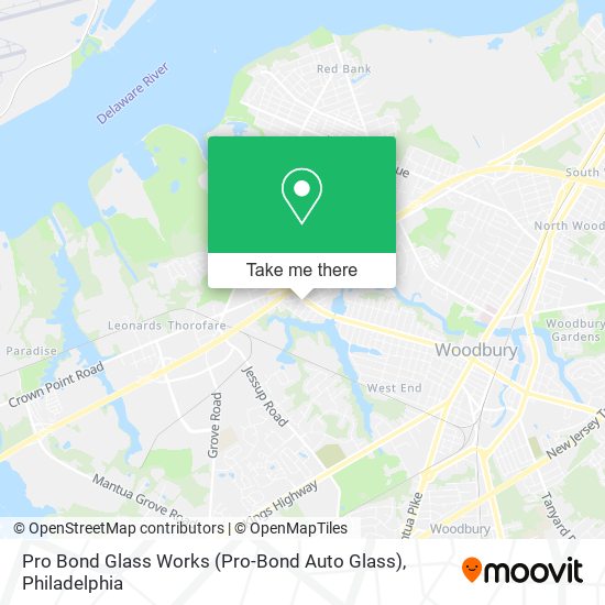 Mapa de Pro Bond Glass Works