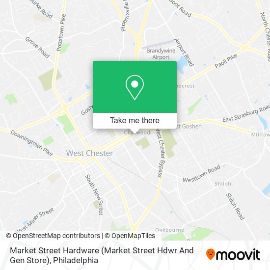 Market Street Hardware (Market Street Hdwr And Gen Store) map