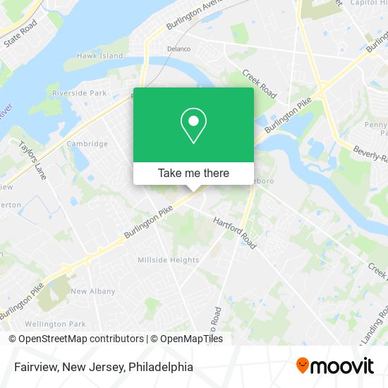 Fairview, New Jersey map