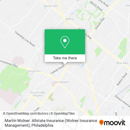 Mapa de Martin Wolner: Allstate Insurance (Wolner Insurance Management)