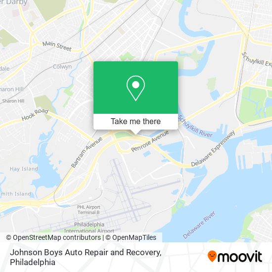 Johnson Boys Auto Repair and Recovery map
