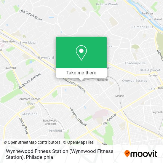 Mapa de Wynnewood Fitness Station (Wynnwood Fitness Station)