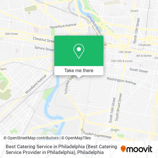 Best Catering Service in Philadelphia map