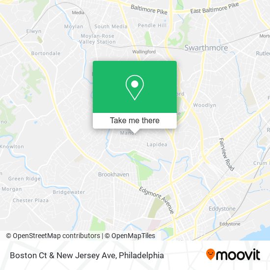 Mapa de Boston Ct & New Jersey Ave