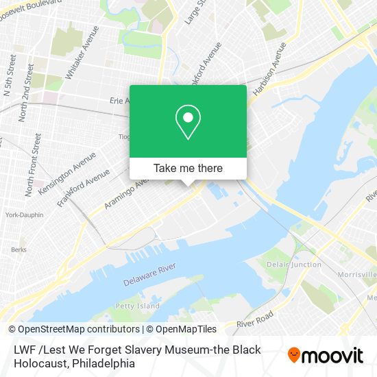 Mapa de LWF /Lest We Forget Slavery Museum-the Black Holocaust