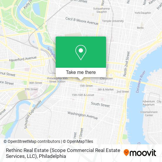 Mapa de Rethinc Real Estate (Scope Commercial Real Estate Services, LLC)