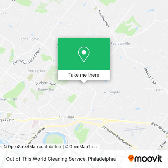 Out of This World Cleaning Service map