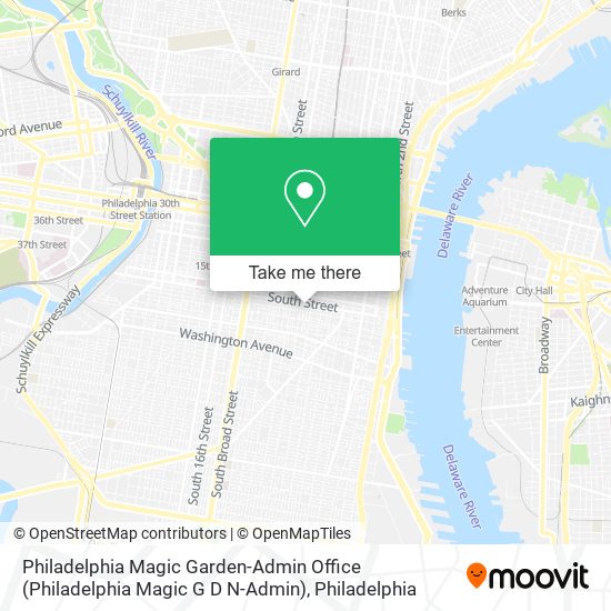 Mapa de Philadelphia Magic Garden-Admin Office (Philadelphia Magic G D N-Admin)