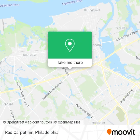 Red Carpet Inn map
