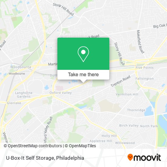 U-Box-It Self Storage map