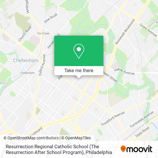 Resurrection Regional Catholic School (The Resurrection After School Program) map