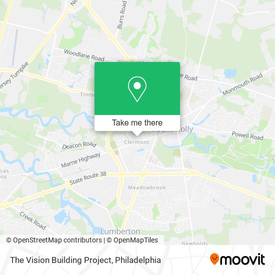 The Vision Building Project map