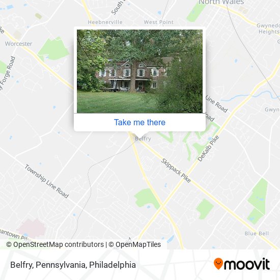 Belfry, Pennsylvania map