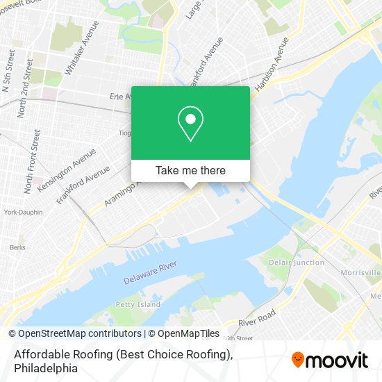Affordable Roofing (Best Choice Roofing) map
