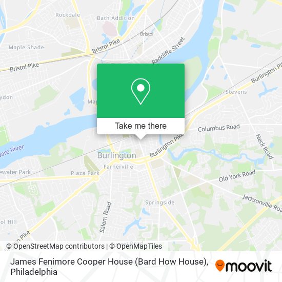 James Fenimore Cooper House (Bard How House) map