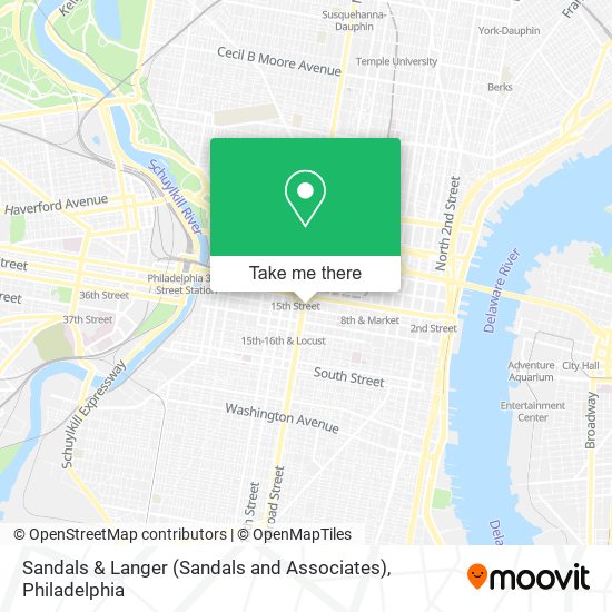 Sandals & Langer (Sandals and Associates) map