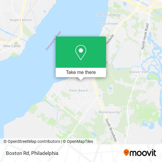 Mapa de Boston Rd