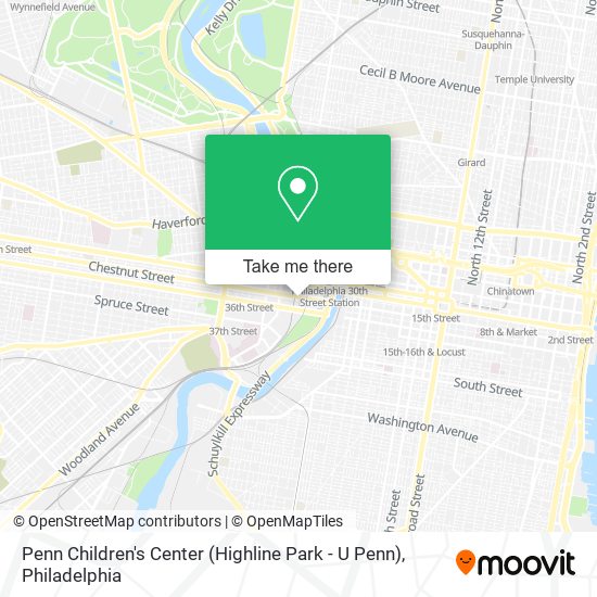 Penn Children's Center (Highline Park - U Penn) map