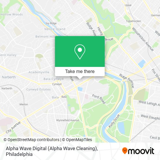 Alpha Wave Digital (Alpha Wave Cleaning) map