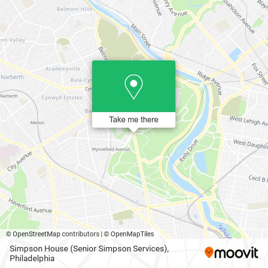 Simpson House (Senior Simpson Services) map