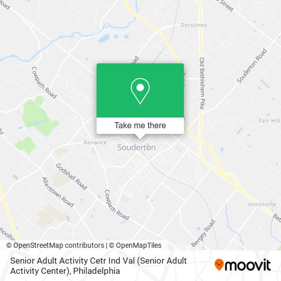 Senior Adult Activity Cetr Ind Val (Senior Adult Activity Center) map