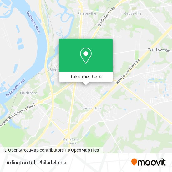 Arlington Rd map