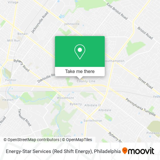 Energy-Star Services (Red Shift Energy) map
