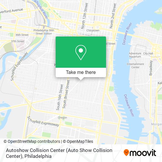 Mapa de Autoshow Collision Center (Auto Show Collision Center)