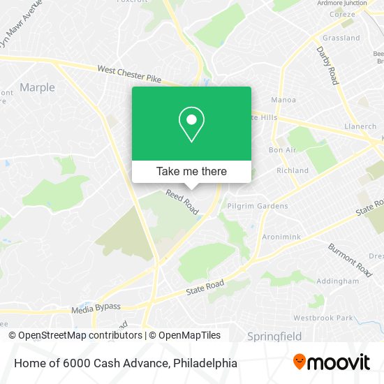 Mapa de Home of 6000 Cash Advance