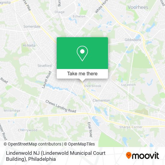 Mapa de Lindenwold NJ (Lindenwold Municipal Court Building)