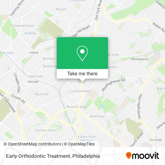 Early Orthodontic Treatment map