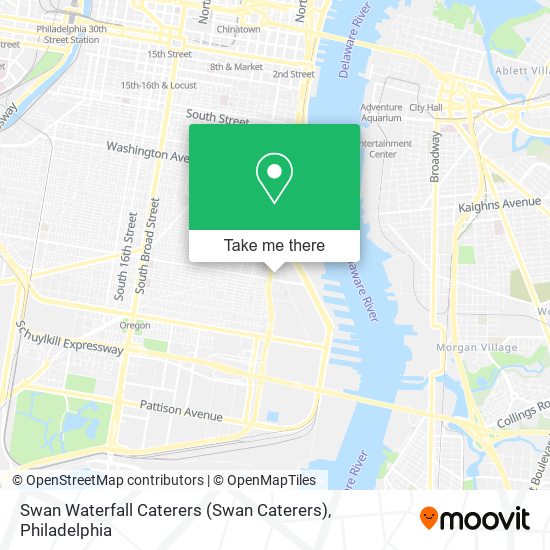 Swan Waterfall Caterers (Swan Caterers) map