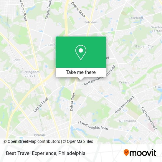 Best Travel Experience map
