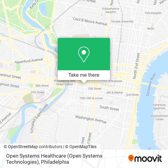 Mapa de Open Systems Healthcare (Open Systems Technologies)