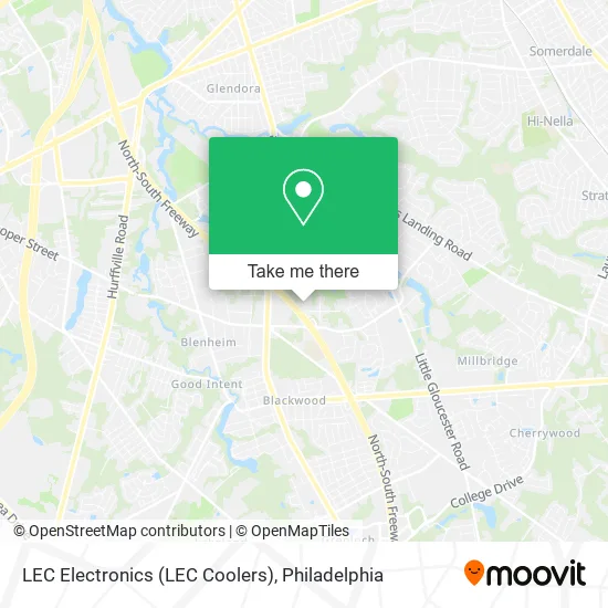 LEC Electronics (LEC Coolers) map
