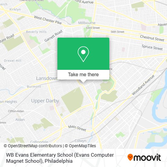 Mapa de WB Evans Elementary School (Evans Computer Magnet School)