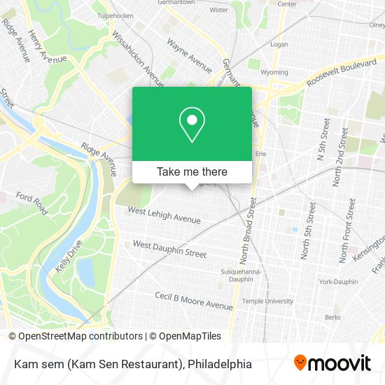 Mapa de Kam sem (Kam Sen Restaurant)