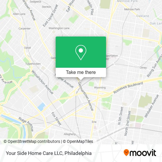 Mapa de Your Side Home Care LLC