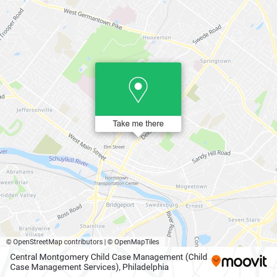 Mapa de Central Montgomery Child Case Management (Child Case Management Services)