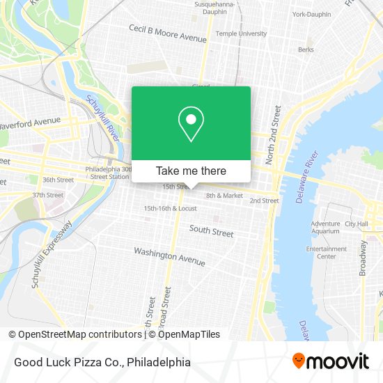 Good Luck Pizza Co. map