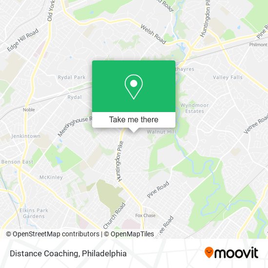 Distance Coaching map