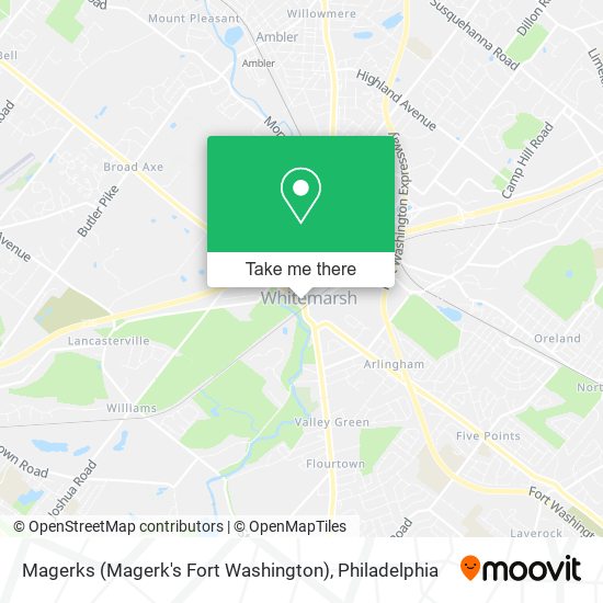 Magerks (Magerk's Fort Washington) map