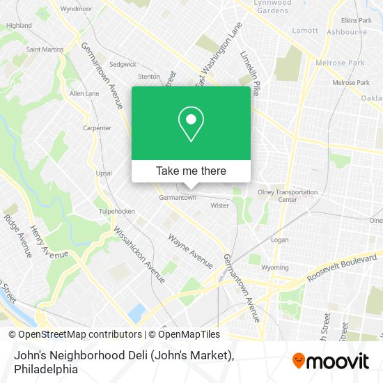 John's Neighborhood Deli (John's Market) map