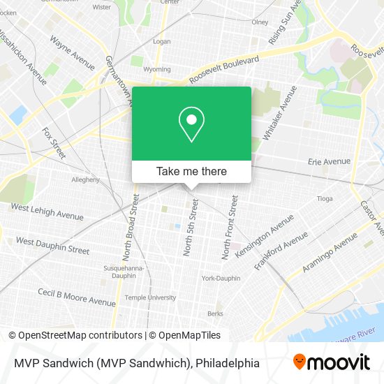 MVP Sandwich (MVP Sandwhich) map