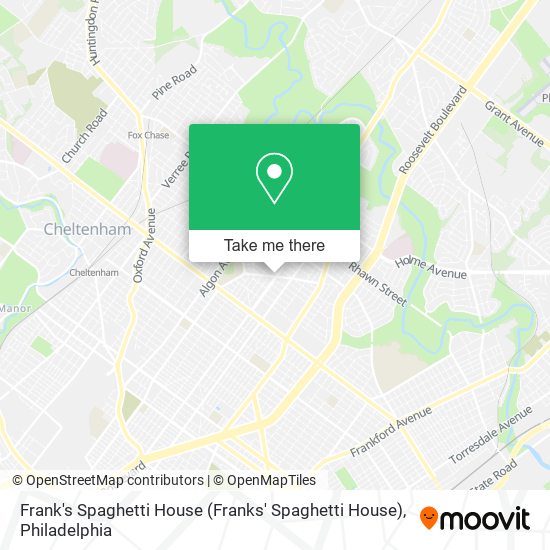 Mapa de Frank's Spaghetti House (Franks' Spaghetti House)