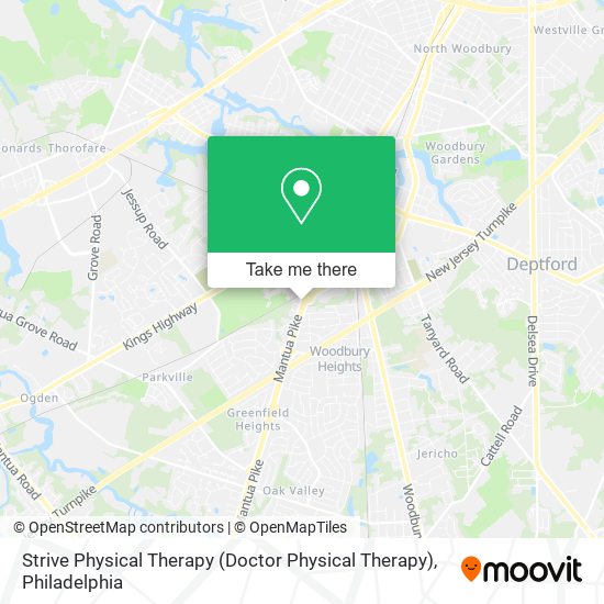 Mapa de Strive Physical Therapy (Doctor Physical Therapy)