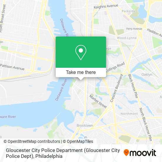 Gloucester City Police Department map