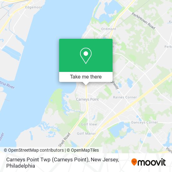 Carneys Point Twp (Carneys Point), New Jersey map
