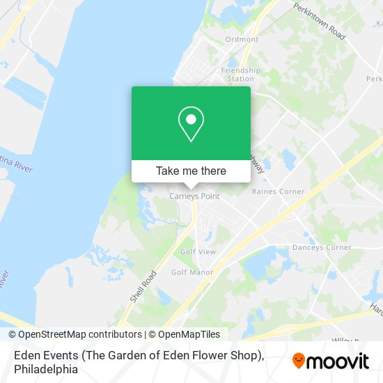Eden Events (The Garden of Eden Flower Shop) map